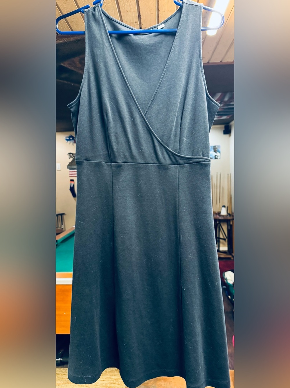 New York & Company Black Sleeveless Midi Dress